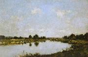 Deauville - O rio morto, Eugene Boudin
